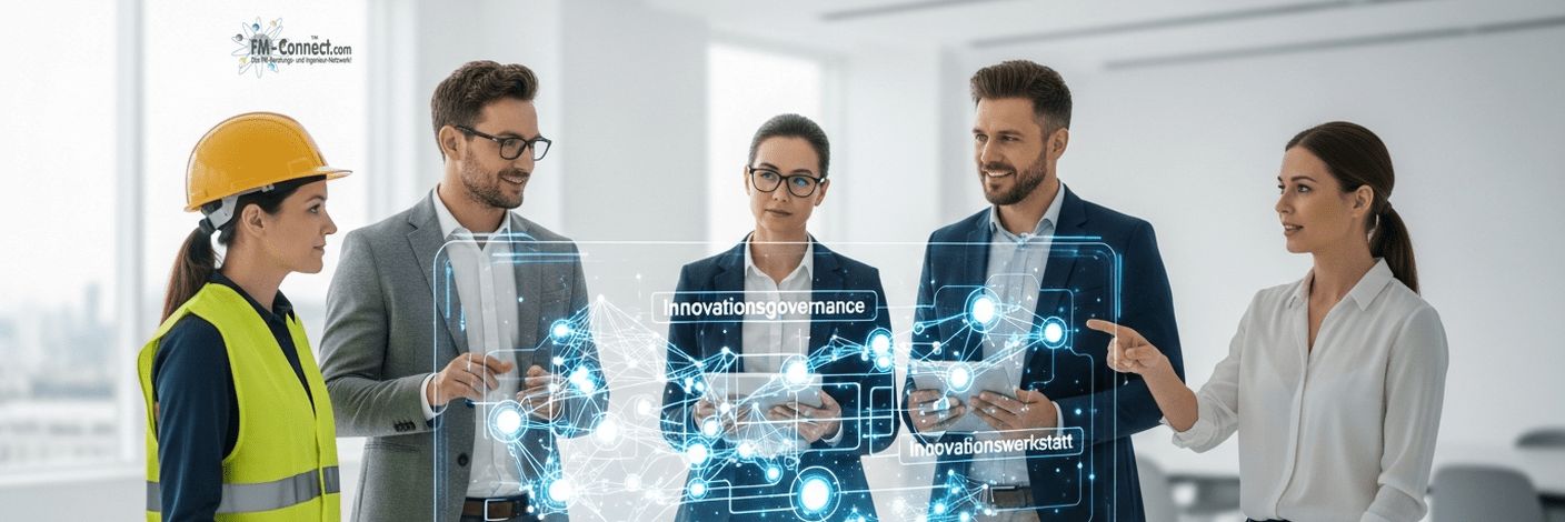 Beteiligte Rollen und Innovationsgovernance in der Innovationswerkstatt mit definierten Verantwortlichkeiten
